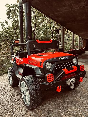 Детский мир: Uşaq üçün elektrikli “Jeep” tipli idarə olunan maşın Xüsusiyyətlər: - — 7