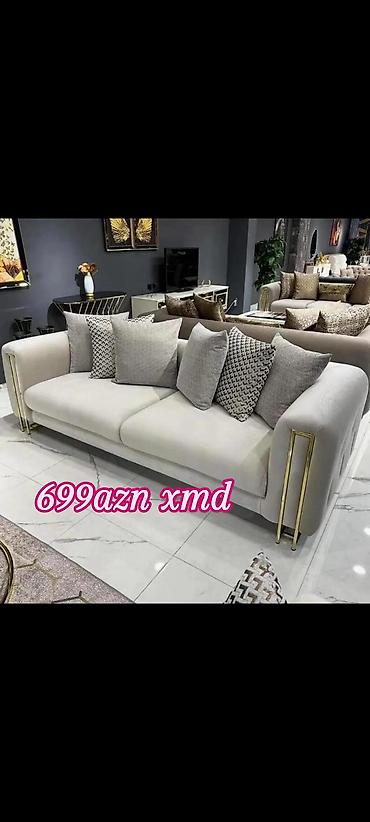 Divanlar: Mebel kateqoriyası: Divanlar - Model: Yumşaq oturacaqlı 3 nəfərlik — 6