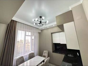 кв асанбай: 3 комнаты, 95 м², Элитка, 11 этаж, Евроремонт