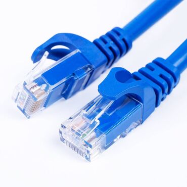 кабель для интернета от роутера к компьютеру: Сетевой кабель готовый с коннекторами RJ-45 (патчкорд) новый. длина