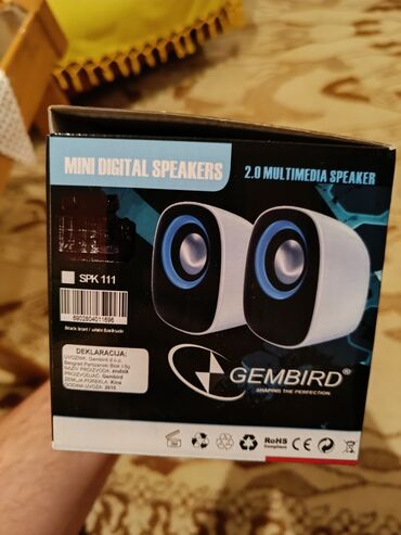 Kompjuterski delovi za PC: Prodajem zvucnike male marke Gembird. Nekoriscene