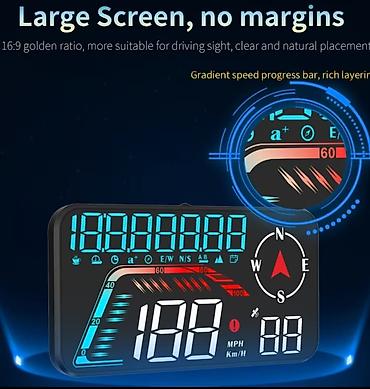 GPS za auto: GPS HUD brzinomer za automobil – G12 Univerzalni GPS displej visoke — 8