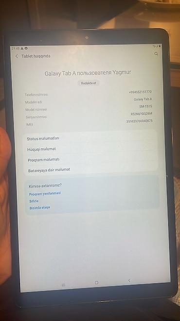 Digər planşetlər: Qızılı rəngdə planşet Xüsusiyyətlər: - İncə və yüngül alüminium — 8