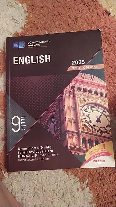 9 illik ingilis dili: Məhsul: “English 2025 – Test Toplusu” (Dövlət İmtahan Mərkəzi) - — 1