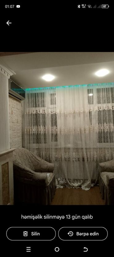 Uzunmüddətli kirayə mənzillər: Kirayə üçün 1 otaqlı mənzil. - Yataq otağı: ikinəfərlik çarpayı -da lalafo.az — 5 Uzunmüddətli kirayə mənzillər: Kirayə üçün 1 otaqlı mənzil. - Yataq otağı: ikinəfərlik çarpayı — 5