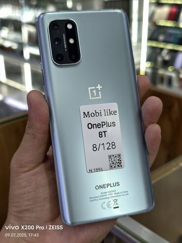 купить ноутбук в оше: OnePlus 8T, Б/у, 128 ГБ, цвет - Синий, 2 SIM