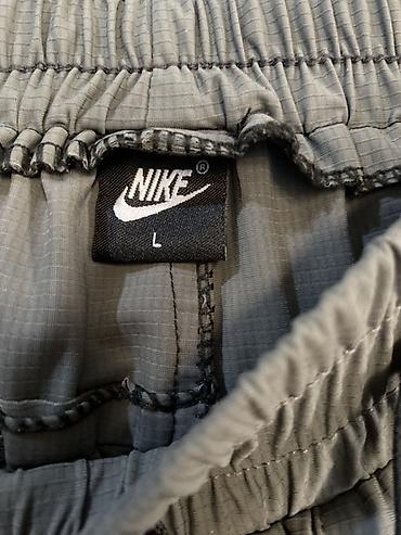 qalin salvar: İdman Şalvar, Nike, L, rəng - Boz — 2