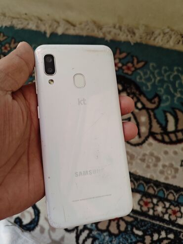 ноутбук для игры: Samsung Galaxy S25, Колдонулган, 64 ГБ, түсү - Ак, 2 SIM