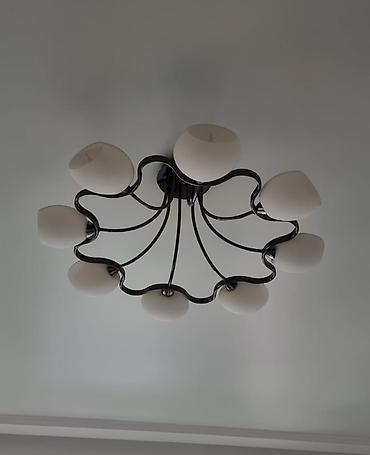 smart light: Потолочная люстра с 8 плафонами + настенные бра из той же серии - — 1