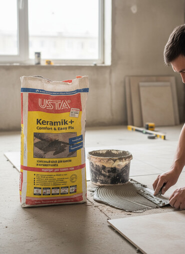 common rail: Клей для плитки USTA Keramik+ Comfort & Easy Fix (C1T) -
