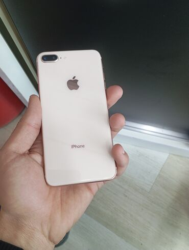 Apple iPhone: IPhone 8 Plus, 64 GB, Black Titanium, Barmaq izi