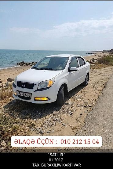 byd taksi: Ağ rəngli sedan avtomobil. - İl: 2017 - Nömrə nişanı: 77-NL-584 - — 1