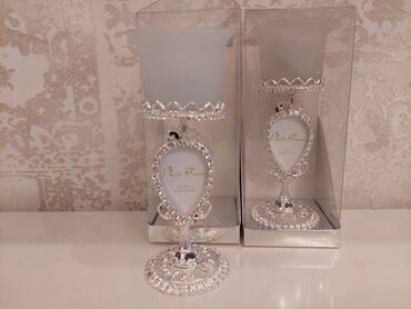 Şamdanlar: Şamdanlar. Yenidir. Sirkon qaşlarla bəzədilib. Çox nadir şamdanlardı -da lalafo.az — 10 Şamdanlar: Şamdanlar. Yenidir. Sirkon qaşlarla bəzədilib. Çox nadir şamdanlardı — 10