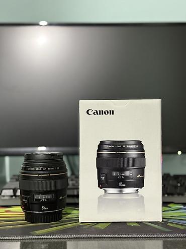купить цветной принтер 3 в 1: Объектив Canon EF 85mm f/1.8 USM - Фокусное расстояние: 85 мм — 1