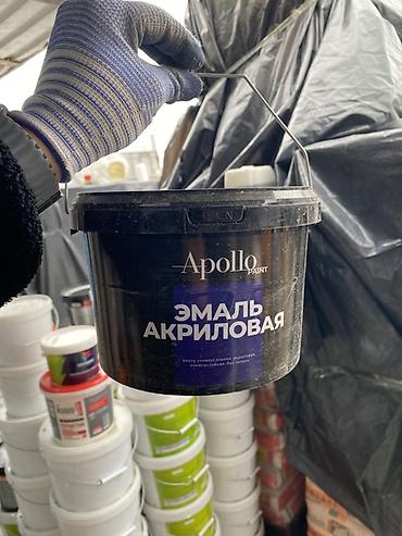 Акриловая эмаль: Акриловая эмаль Apollo Paint, полуматовая, база А - Назначение — 1
