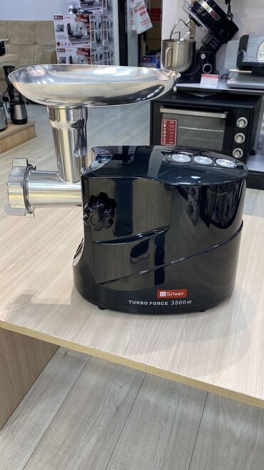 metbex kombayni: Ət çəkən maşın Silver, 3500 Vt, Revers ilə, Yeni