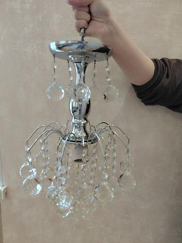 taxt ortukleri: Çılçıraq, 1 lampa, Metal — 6