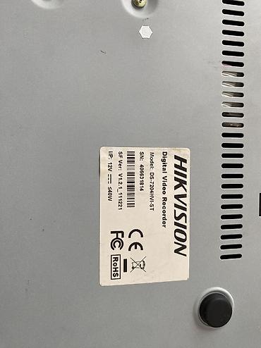 Видеокамеры: Hikvision DVR + təhlükəsizlik kamera dəsti. Tam işlək və probıemsizdi — 3