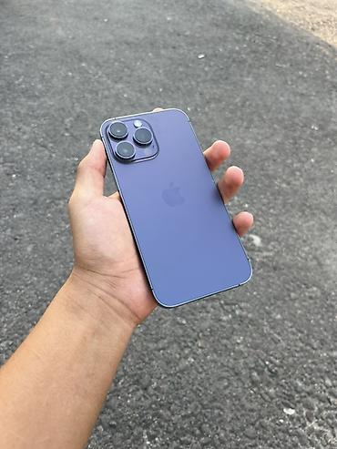 mac m3 pro: IPhone 14 Pro Max, Б/у, 256 ГБ, Deep Purple, Кабель, 85 % — 1