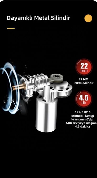 Avtomobil kompressorları və nasosları: Mioji - Mio 10 Portativ 150PSI 12V 120W Avtomobil Hava Pompası — 3