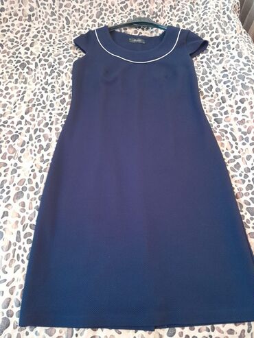 Kokteyl donlar: Новое платье (темно-синего цвета) с пиджаком. Размер 46-48. Рукав три — 2