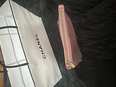 acar aləmi: Çəhrayı rəngli Chanel kosmetik çantası. Mini Mascara Noir Allure — 3