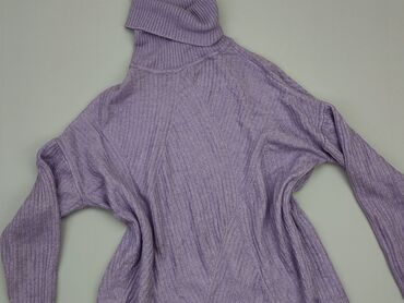 fioletowa długie spódnice: Sweter, Amisu, XS, stan - Dobry