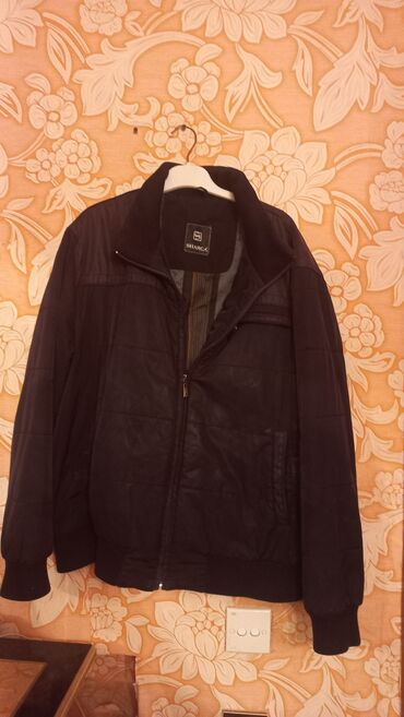 женские флисовые кофты: SHARGA brendinin kişi qışlıq gödəkçəsi - Rəng: tünd (qara/tünd göy