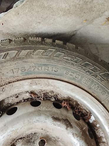 bwd plus: Колеса в сборе 175 / 70 / R 13, Зимняя шипованная, Б/у, Комплект, Легковые, Железные, отверстий - 4 — 1