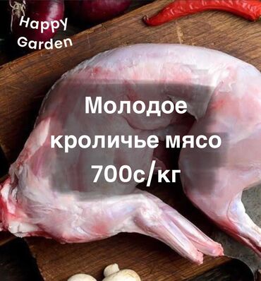 цена на баранину: Кроличье Мясо 100% Халяль 1 кг 700 с ( заказ минимум 2кг ) Всегда