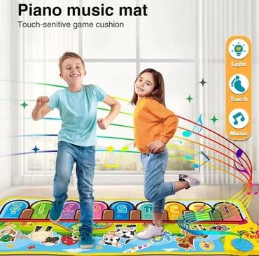 slovarica za decu: Piano muzička prostirka 80x30 cm Muzička podloga klavir, fantastična