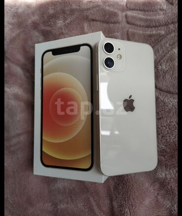 продаю айфон 6: IPhone 12 mini, 64 ГБ, Белый, Face ID, Отпечаток пальца, С документами