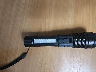 usb фонарик: Мощный фонарик, зарядка type-C, с боковым фонариком, на боковом — 1