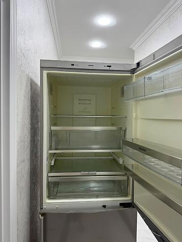 irshad soyuducu: İşlənmiş 2 qapılı Siemens Soyuducu Satılır, rəng - Gümüşü, Təkərli — 3