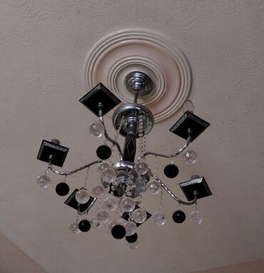 Şəkil və rəsmlər üçün çərçivələr: Çılçıraq, 6 lampa, Xrustal