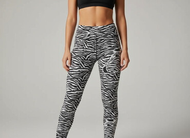 legginsy z siateczką 4f: Leggings Sports for women, size M