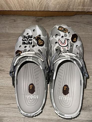 зонтик чатыр: Сабо, 40, 41, Crocs, Новый, цвет - Серый, Самовывоз — 1