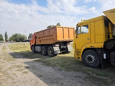авто инструктор с: Самосвал КАМАЗ, жёлтый, колесная формула 6x4. Основные характеристики — 7