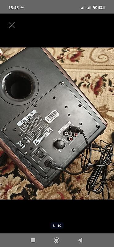Колонки для ПК и ноутбуков: Акустическая система Microlab 2.1 - Комплект: сабвуфер + две — 2