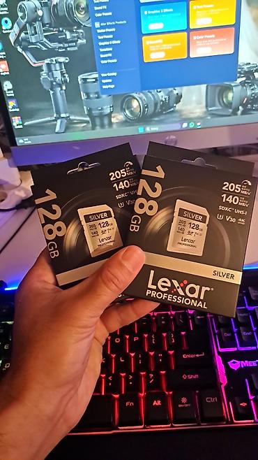 se: Lexar Professional SILVER SDXC UHS‑I yaddaş kartı – 128 GB Oxuma 205 — 4