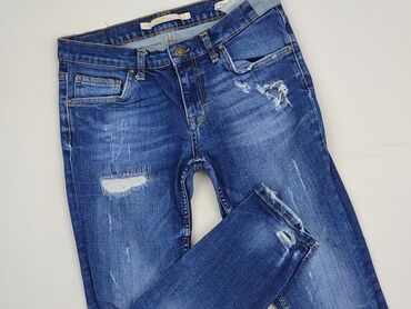 jeansy do kostek damskie: DENIM JEANS, Jeansy damskie, rozmiar S
