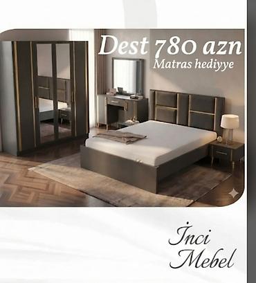 mebel termo: İkinəfərlik çarpayı, Dolab, Termo, 2 tumba, Azərbaycan, Yeni — 1