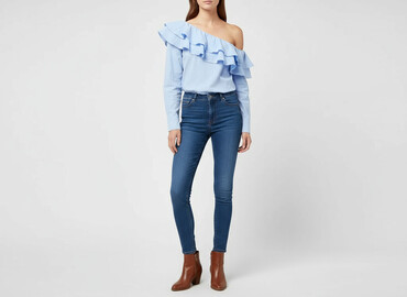 bluzki hiszpanki xxl: H&M, Bluzka damska, rozmiar XS