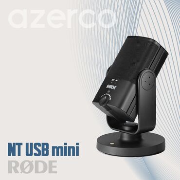 Mikrofonlar: NT-USB Mini İstehsalçı: Rode Satışını təşkil edən: Azerco MMC NT-USB