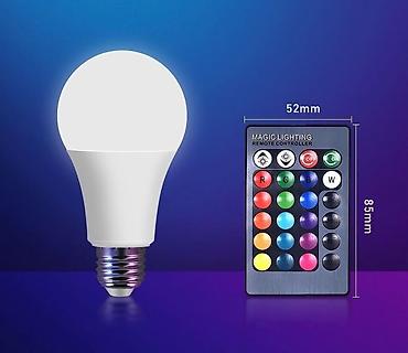 rgb палка: Светодиодная лампочка RGB+W с пультом - 16 цветов и оттенков + — 3