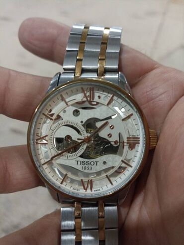 saat tissot 1853: Qol saatı, Tissot, rəng - Qızılı