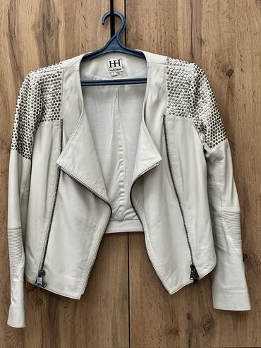 стильные кожаные куртки женские: Кожаная куртка, Классическая модель, Натуральная кожа, Укороченная модель, S (EU 36)