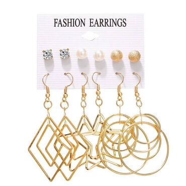 где купить платье: ✨ Набор серёжек Fashion Earrings — идеальное решение для стильных