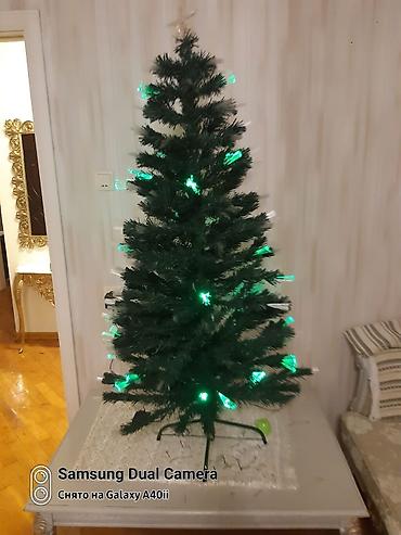 evkalipt agaci: İşıqlı süni Yeni il şam ağacı - Hündürlük: təxminən 120–150 sm — 5