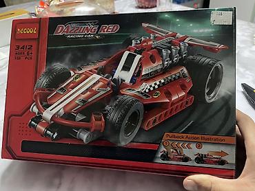 Другие строительные блоки: Конструктор DECOOL Dazzling Red Racing Car (модель 3412) - Тематика — 1